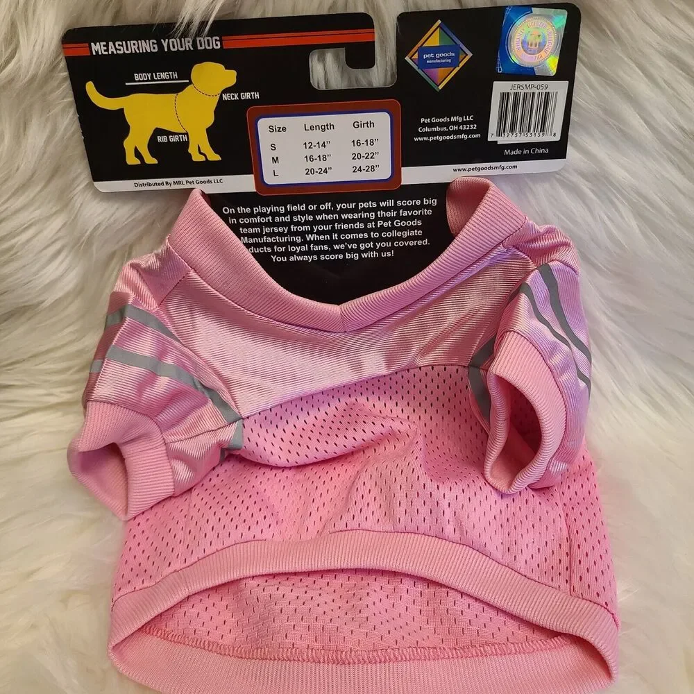LSU Tigers Dog Jersey Officially Licensed Pink College Pet Shirt Jerseys NEW